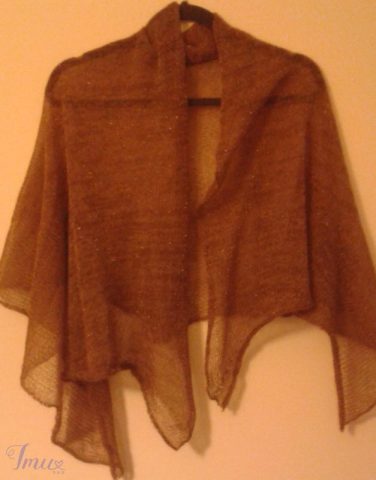 imusau.lt | parduodama Ruda megzta moherio skraistė